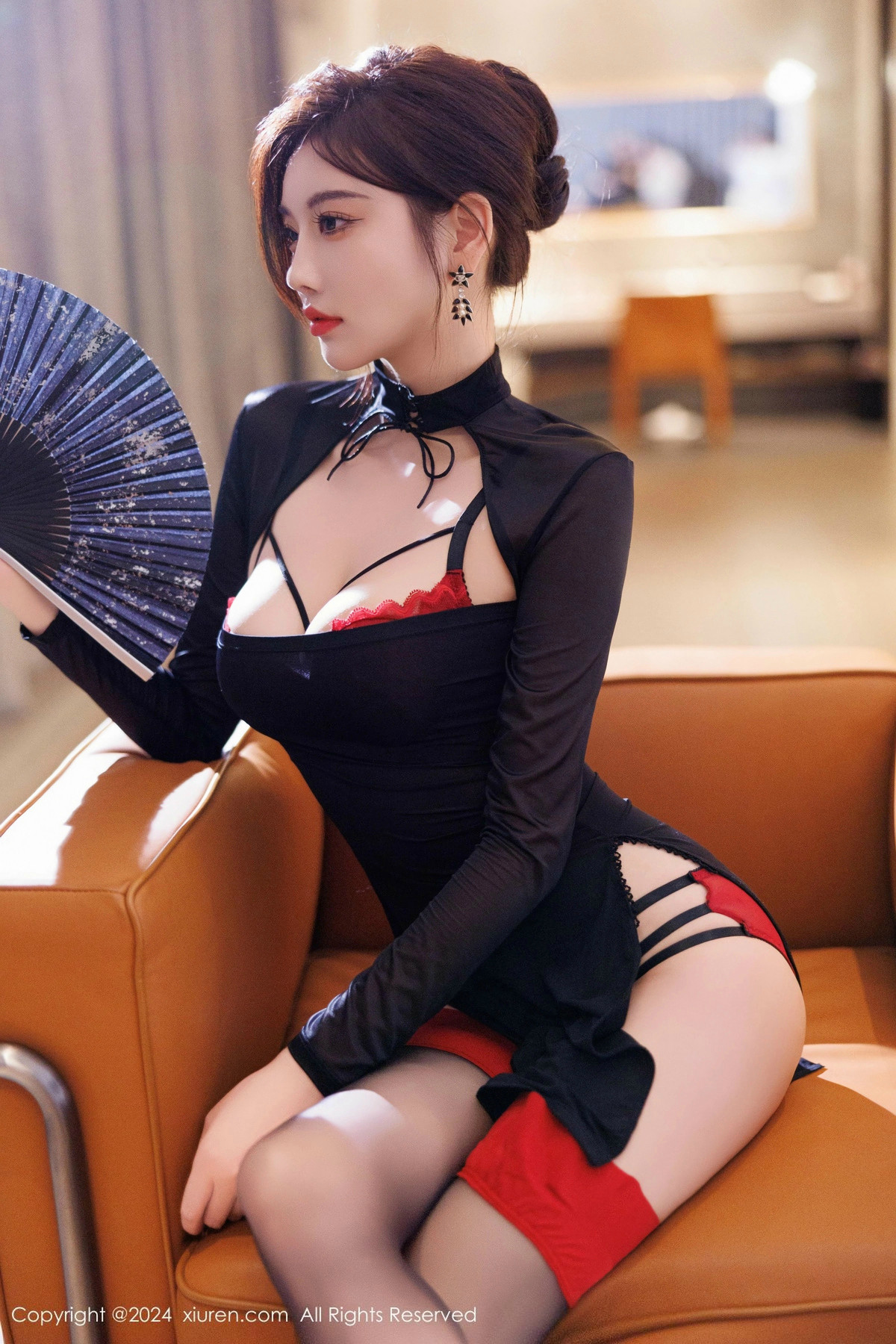 [秀人网] 2024.12.13 No.9599 杨晨晨Yome 黑丝美腿  第30张