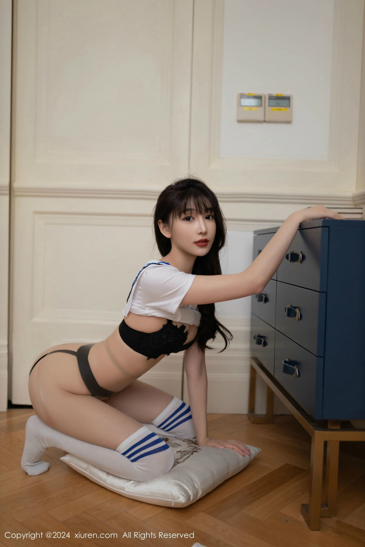 [秀人网] 2024.12.05 No.9554 陆萱萱 学生套装  第49张
